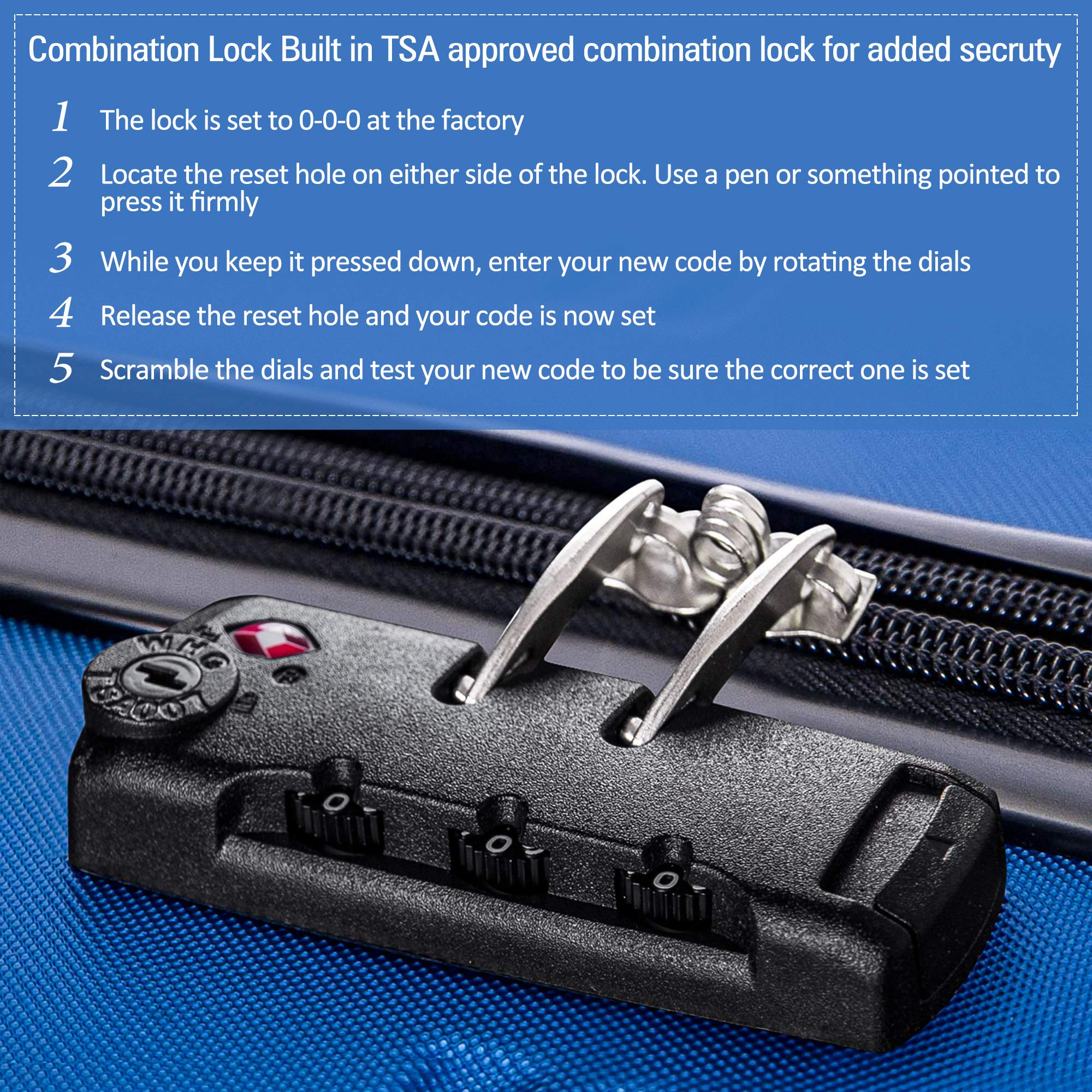 HomVent 3-Piece Expandable Hardside Spinner Luggage Set - Lightweight Large Suitcases with TSA Lock & Smooth Wheels (20