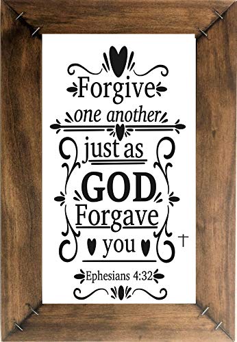 FORGIVE ONE ANOTHER JUST AS GOD FORGAVE YOU