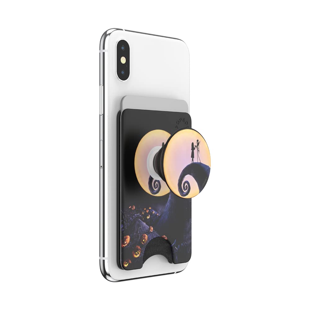 Disney PopWallet - Nightmare Before Christmas Phone Wallet with Expandable Grip & Card Holder | Secure Phone Stand for Selfies, Videos & Hands-Free Use | Perfect for Travel, Commuting & Everyday Carry