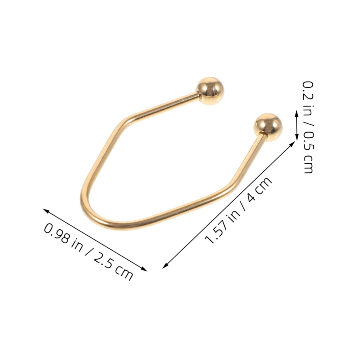 2pcs Stainless Steel Dimple Trainer Face Massager Tool - Golden Facial Dimple Maker & Exerciser for Cheek Enhancement | Perfect for Home Spa, Beauty Routine & Natural Dimple Creation