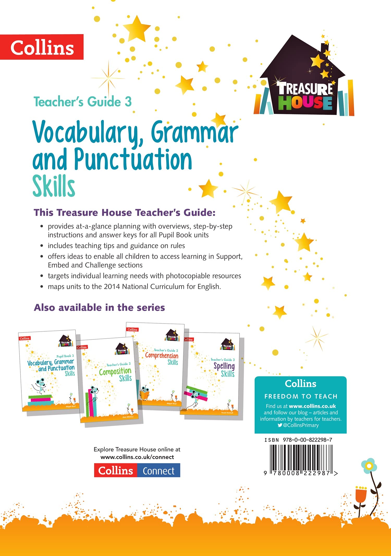 Treasure House - Vocabulary, Grammar & Punctuation Teacher Guide for Grade 3 | English Language Arts Teaching Resource | Classroom Instruction & Homeschool Learning