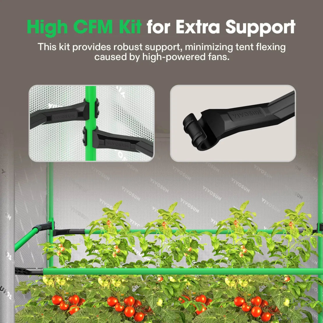Vivosun 4x4 Grow Tent Pro P448 - 48
