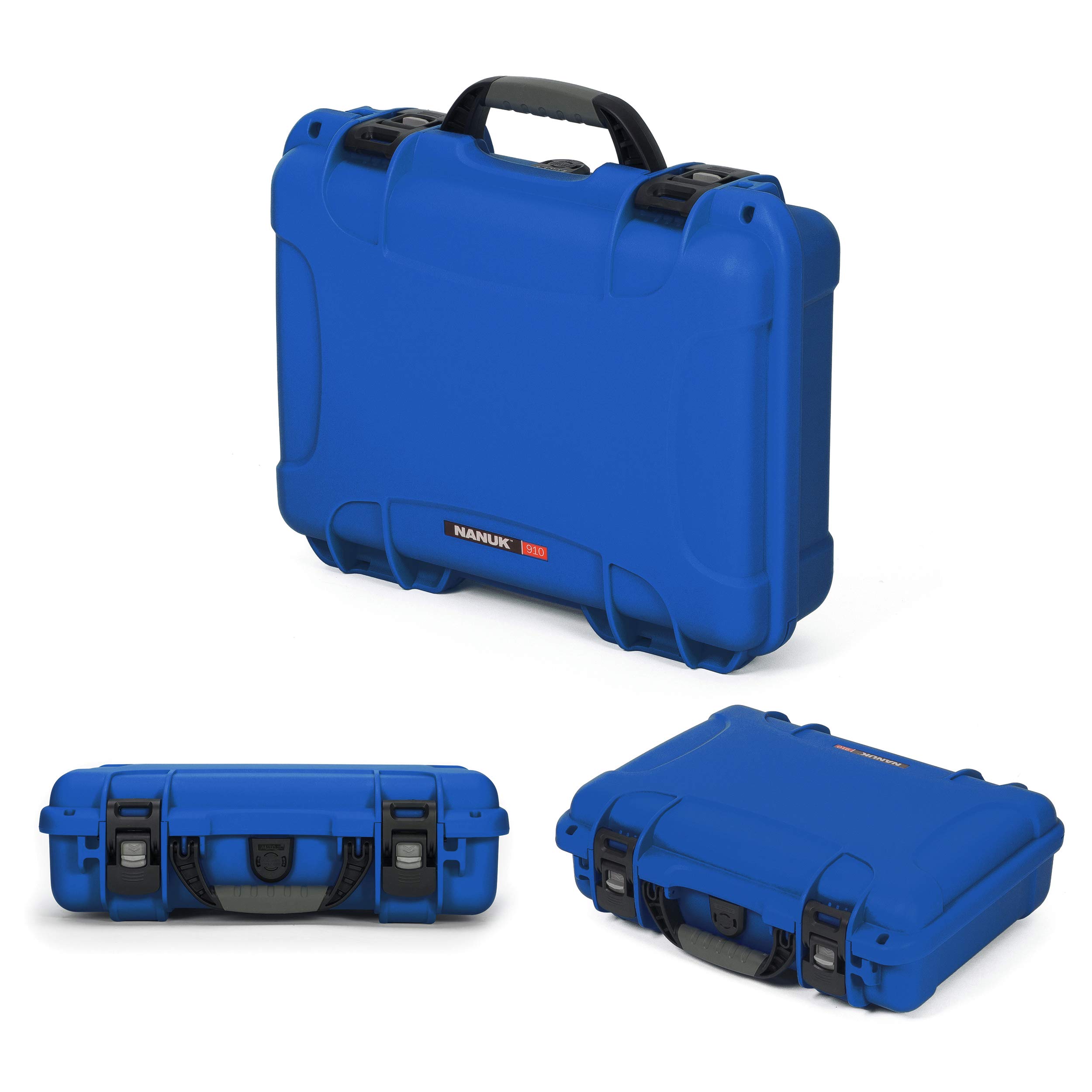 Nanuk 910 Waterproof Hard Case with Custom Foam Insert - Protective Storage for Sennheiser ENG & Senal Audio Equipment (Blue) - Perfect for Field Recording, Studio Transport & Equipment Protection