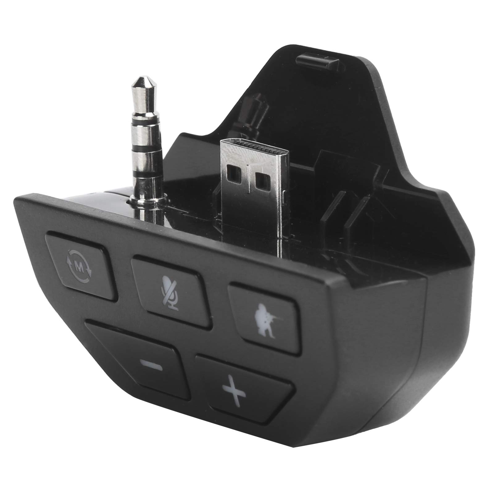 JTLB Wireless Gamepad Audio Adapter with Headphone Support - Controller Headset Converter for Xbox One (Black) - Perfect for Gaming, Streaming & Online Chat