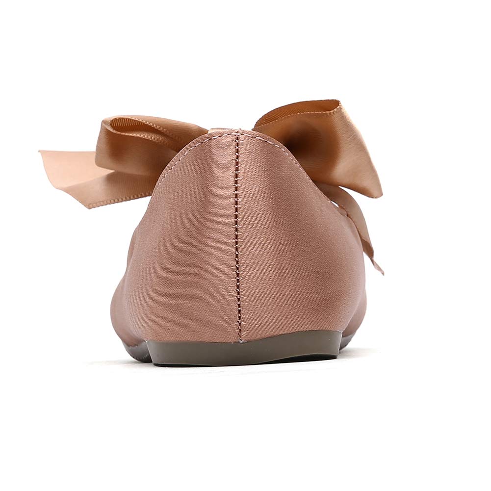Little Girls Ballerina Slip-On Mary Jane Casual School Dress Flat Shoes - Dark Pink Size 7 M US Toddler - Perfect for Ballet Class, School, Parties & Everyday Wear