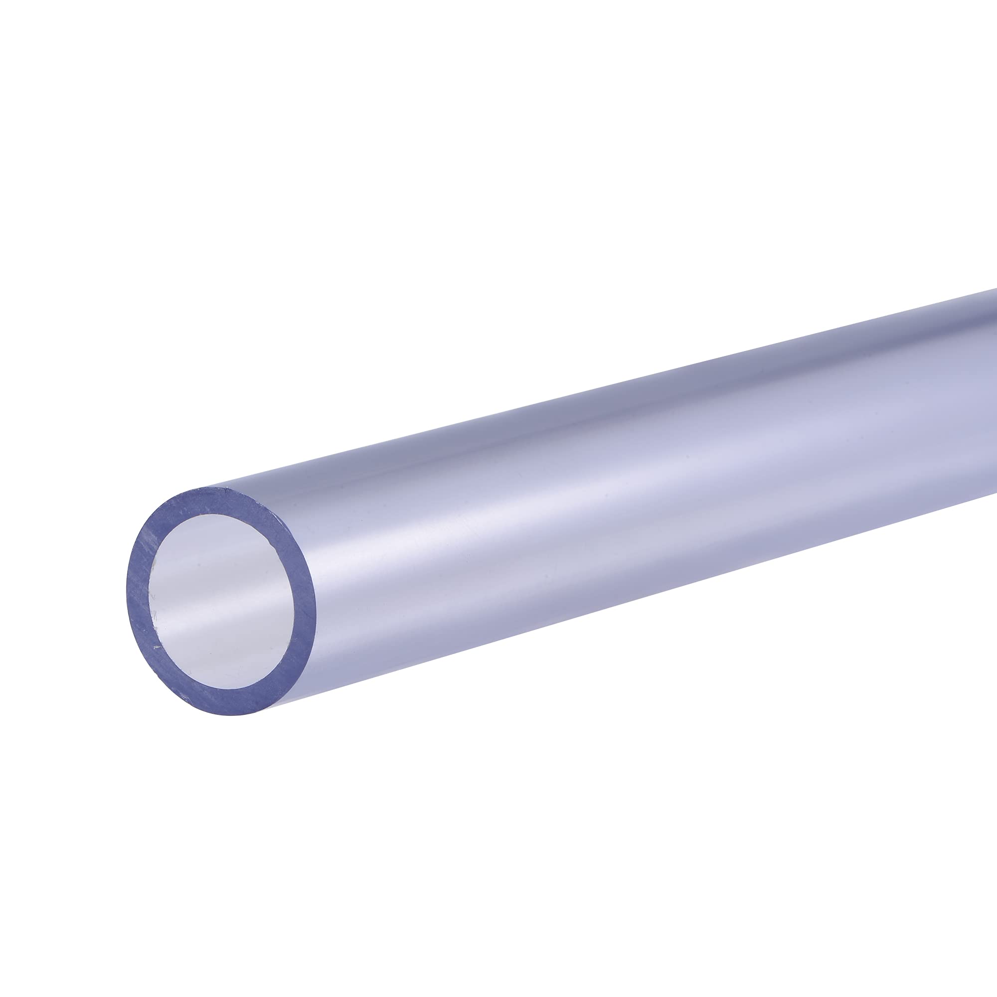 **MECCANIXITY PVC Rigid Round Pipe 15mm ID 20mm OD 300mm - High Transparency Plastic Tube for Water Pipes, Aquariums, Fish Tanks - Ideal for Plumbing, DIY Projects, and Home Aquarium Setup**