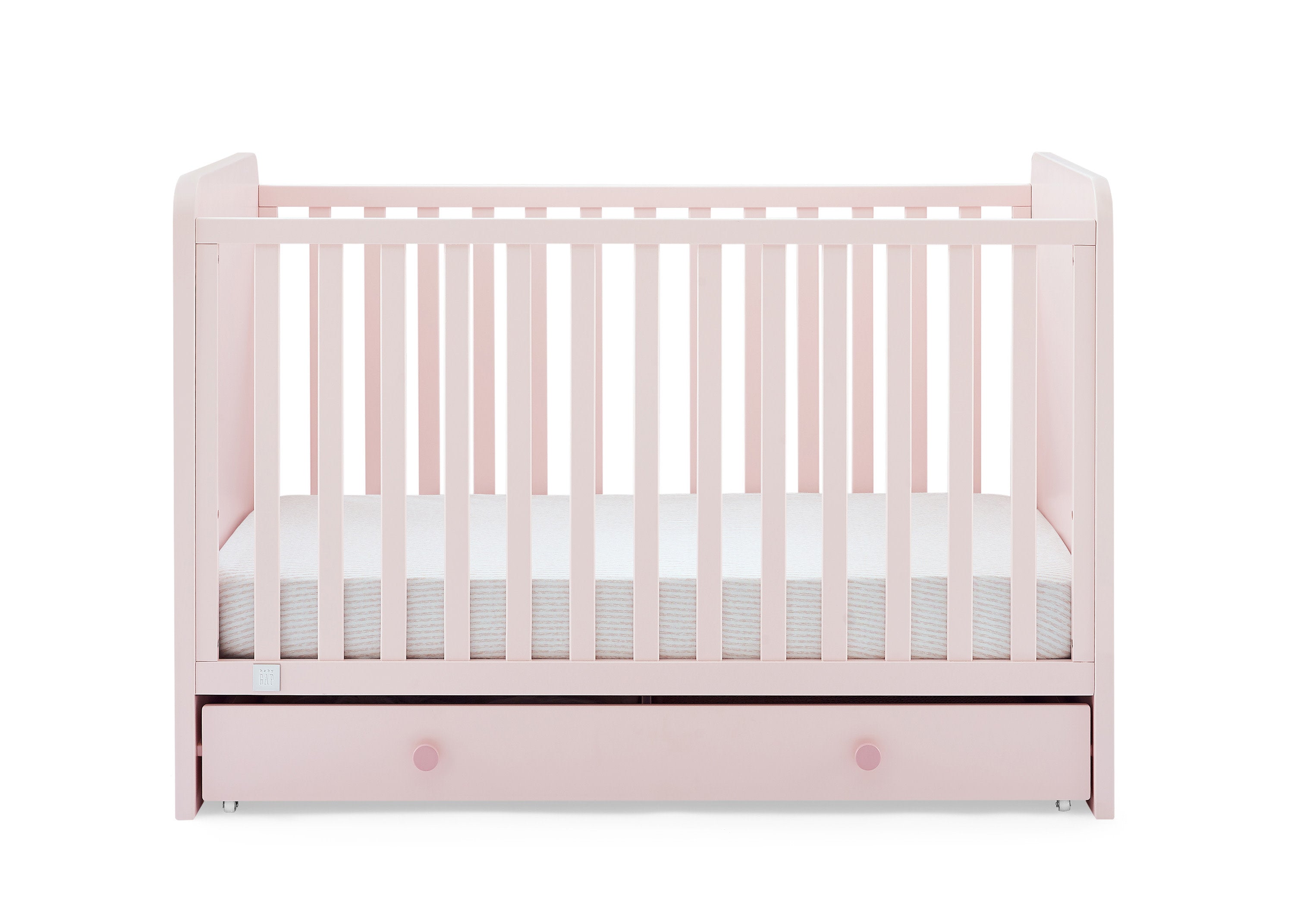 BabyGap Graham 4-in-1 Convertible Crib with Storage Drawer - Nursery Furniture for Newborns to Toddlers - Perfect for Small Spaces & Modern Nurseries
