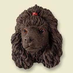 Adorable Chocolate Poodle Refrigerator Magnet - Cute Dog Decor for Kitchen, Office & Gifts | Strong Hold for Fridge, Whiteboard & Metal Surfaces