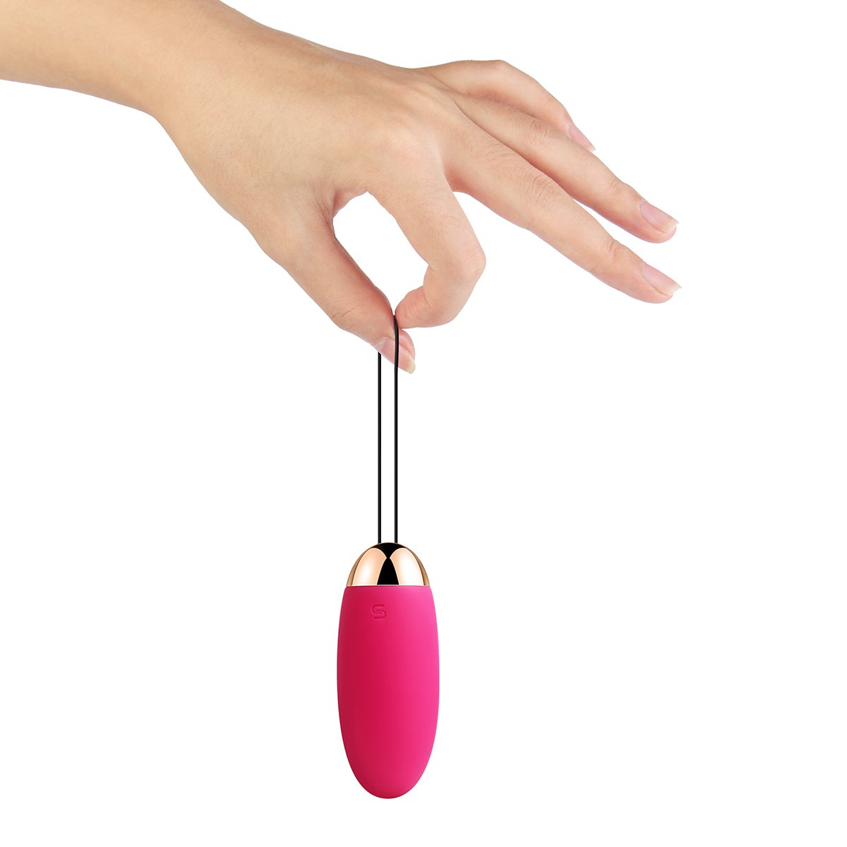 SVAKOM Elva Wireless Remote Control Vibrating Egg - Rechargeable, Quiet, Waterproof Adult Toy for Couples (Plum Red) | Perfect for Long Distance Play & Romantic Nights