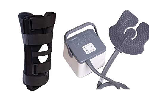 Tri Panel Immobilizer with IcedHeat Hot & Cold Therapy Circulating Machine - Post-Surgery Recovery, Sports Injury Relief, and Pain Management Solution