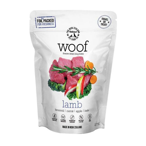 Premium Freeze-Dried Lamb Dog Treats - Woof Bites (11oz/280g) - High Protein, Grain-Free Snacks for Training, Rewards & Dental Health - Perfect for Small, Medium & Large Dogs
