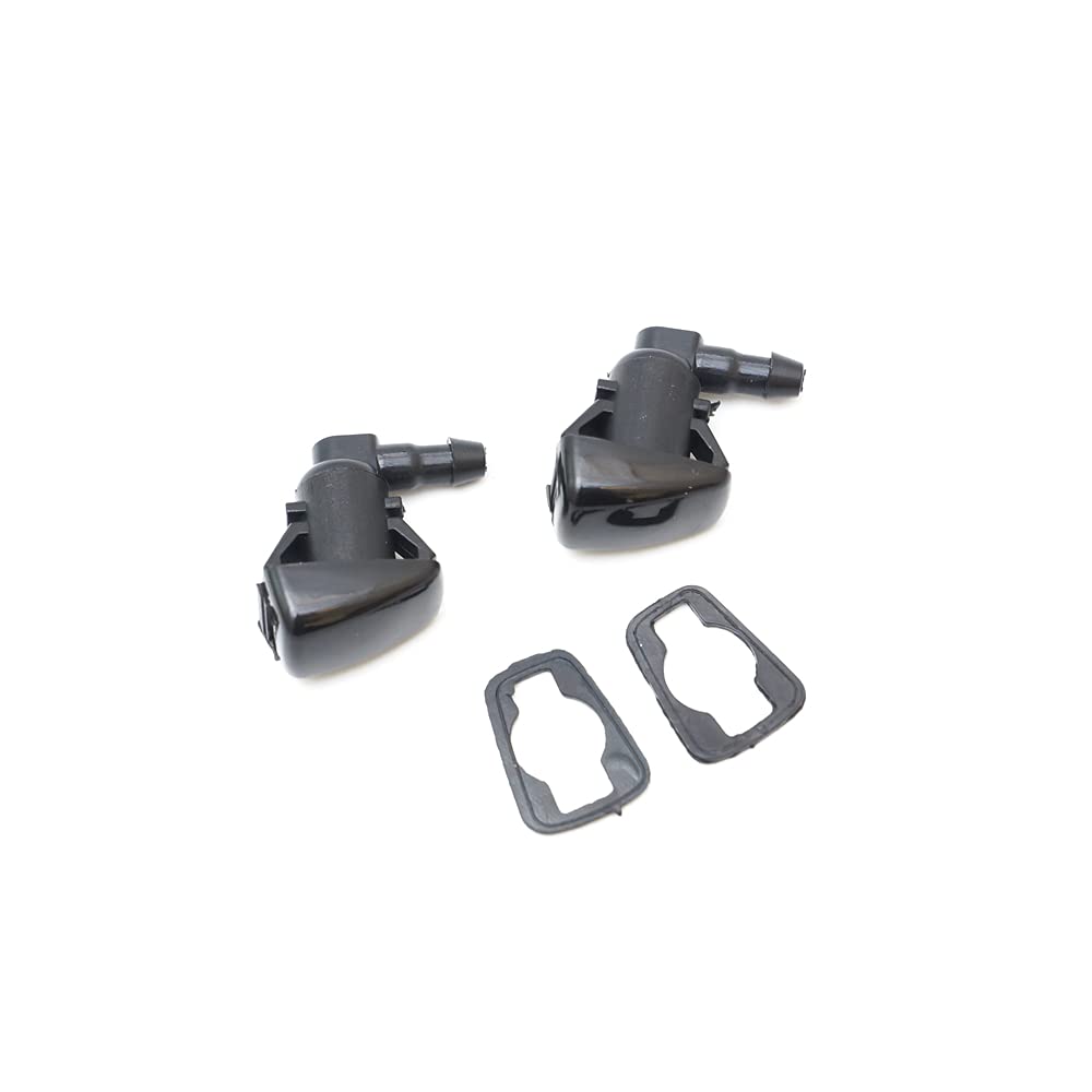 Jeep Chevy Malibu Pontiac Saturn Aura Front Windshield Washer Nozzle Replacement - Fits Models 55372143AB, 55079049AA, 5182367AA - Perfect for Rainy Weather and Winter Driving