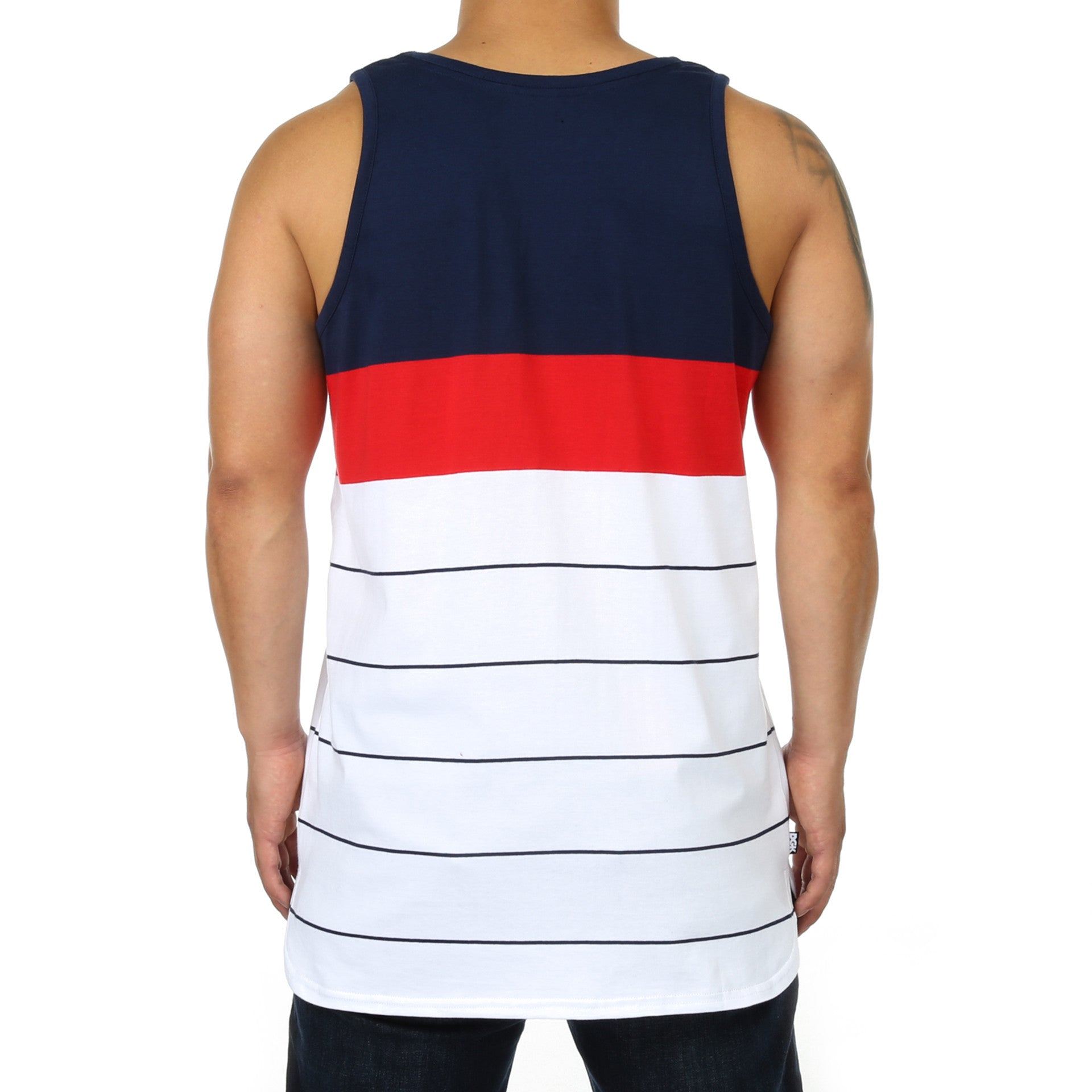 DGK Channel Tank Top for Men - Comfortable White Cotton Sleeveless Shirt for Gym, Workout & Casual Wear