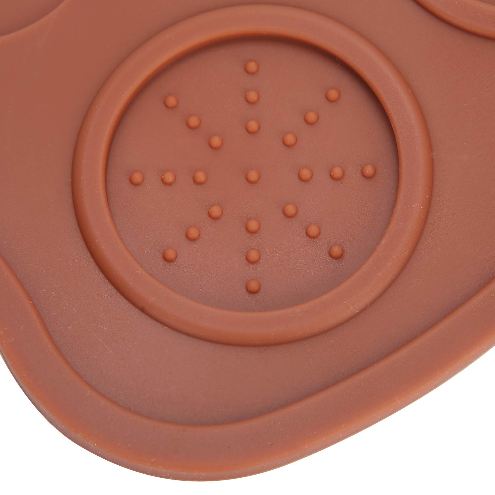 Premium Coffee Tamper Pad - Non-Slip Espresso Tamper Tool for Baristas & Home Brewing (Large, Brown) - Perfect for Espresso Machines & Coffee Shops