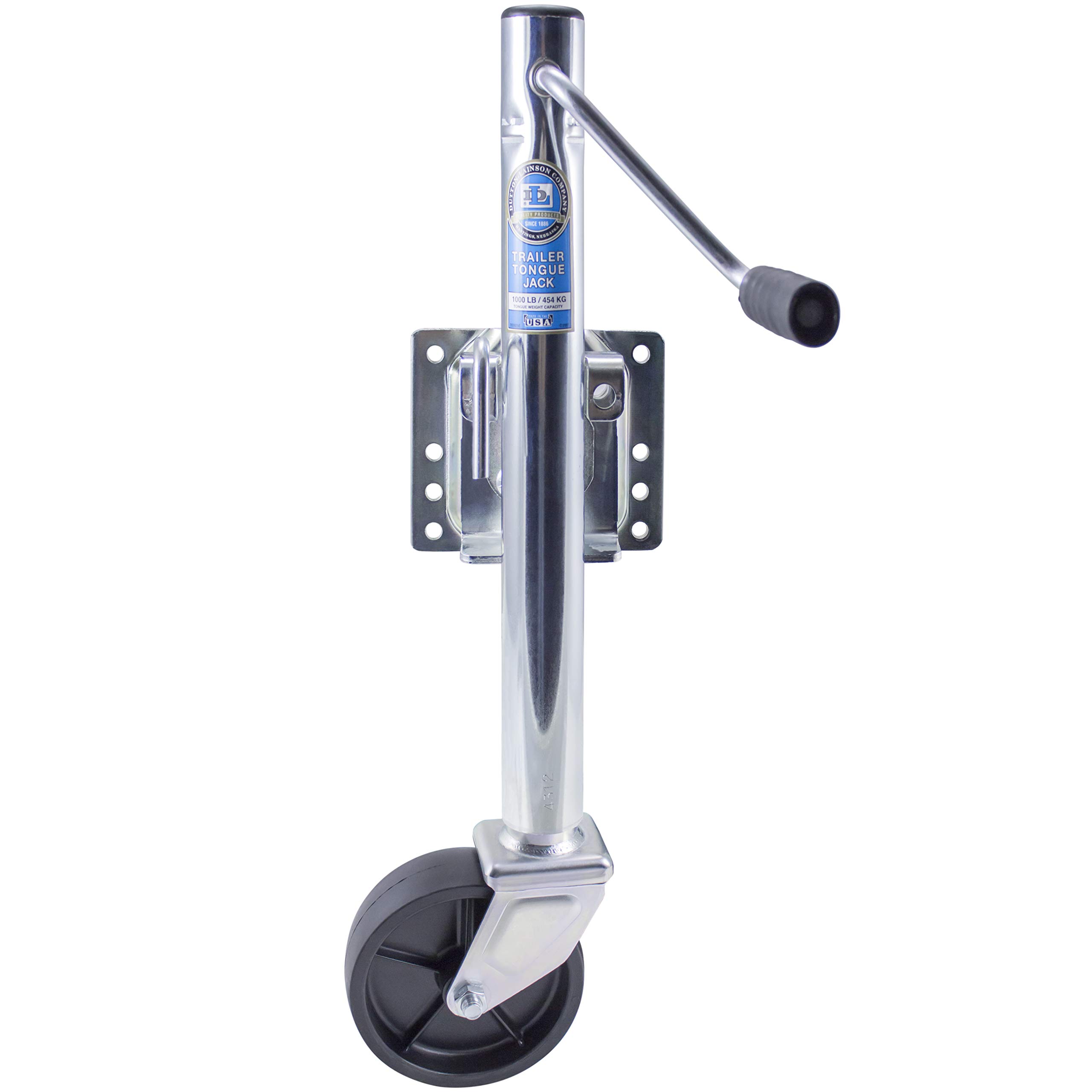 Dutton-Lainson 6709 1000 lbs Pivoting Tongue Jack with 12 Inch Travel - Heavy Duty Trailer Jack for Boats, RVs, and Campers | Goldenrod 5225644 Replacement Part