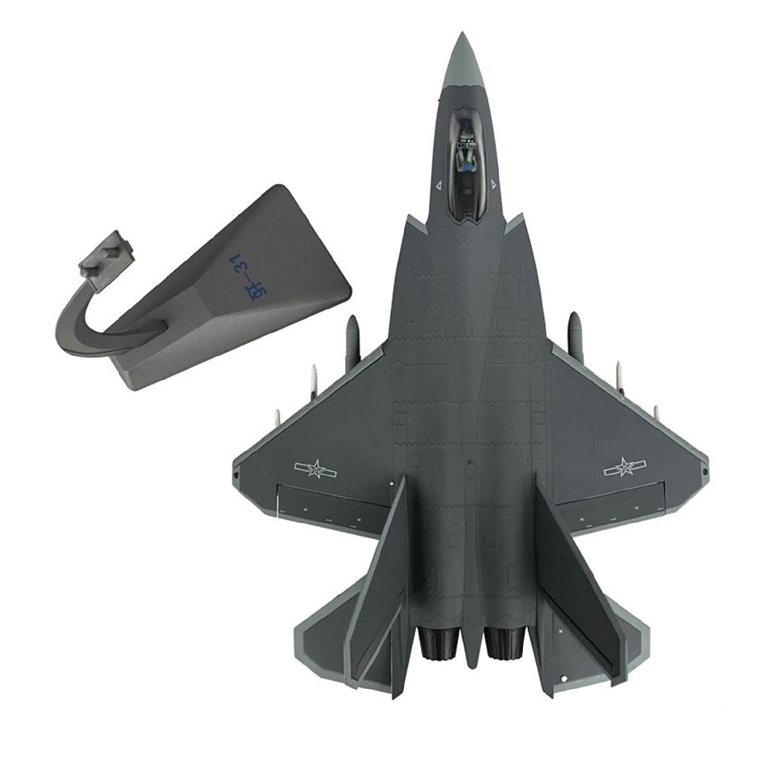 1/72 & 1/48 Scale Collectible Alloy J-31 Gyrfalcon Fighter Aircraft Model - Detailed Air Force Replica Toy for Kids & Adults - Perfect for Display, Collection & Festive Gifting (Color Options Available) - Great for Home Decor, Office Display & Aviation Enthusiasts