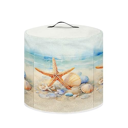Watercolor Starfish Seashell