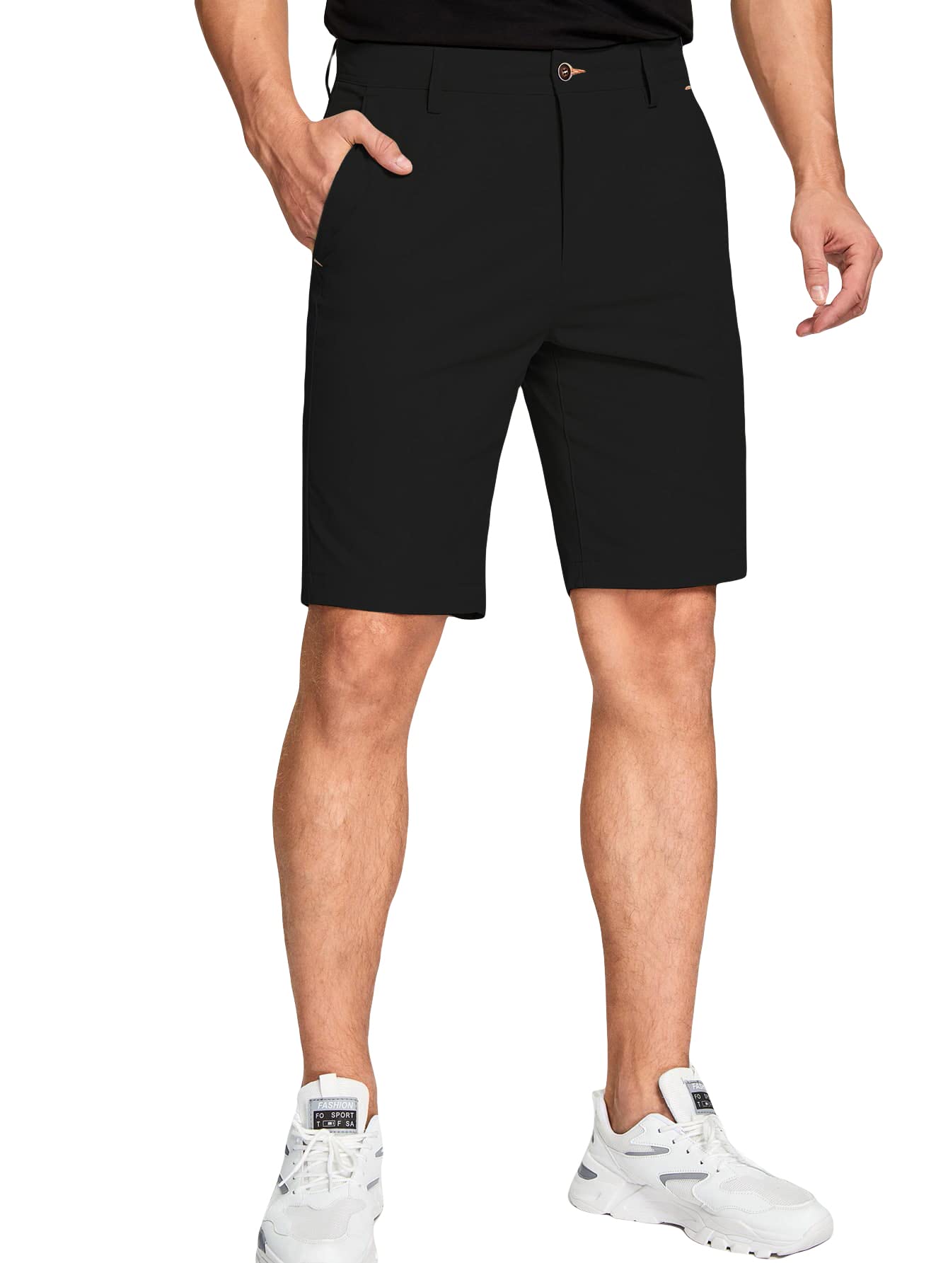 Stylish Men's Bermuda Shorts - Straight Fit Casual Shorts with Pockets | Comfortable Summer Wear for Beach, Travel & Outdoor Activities