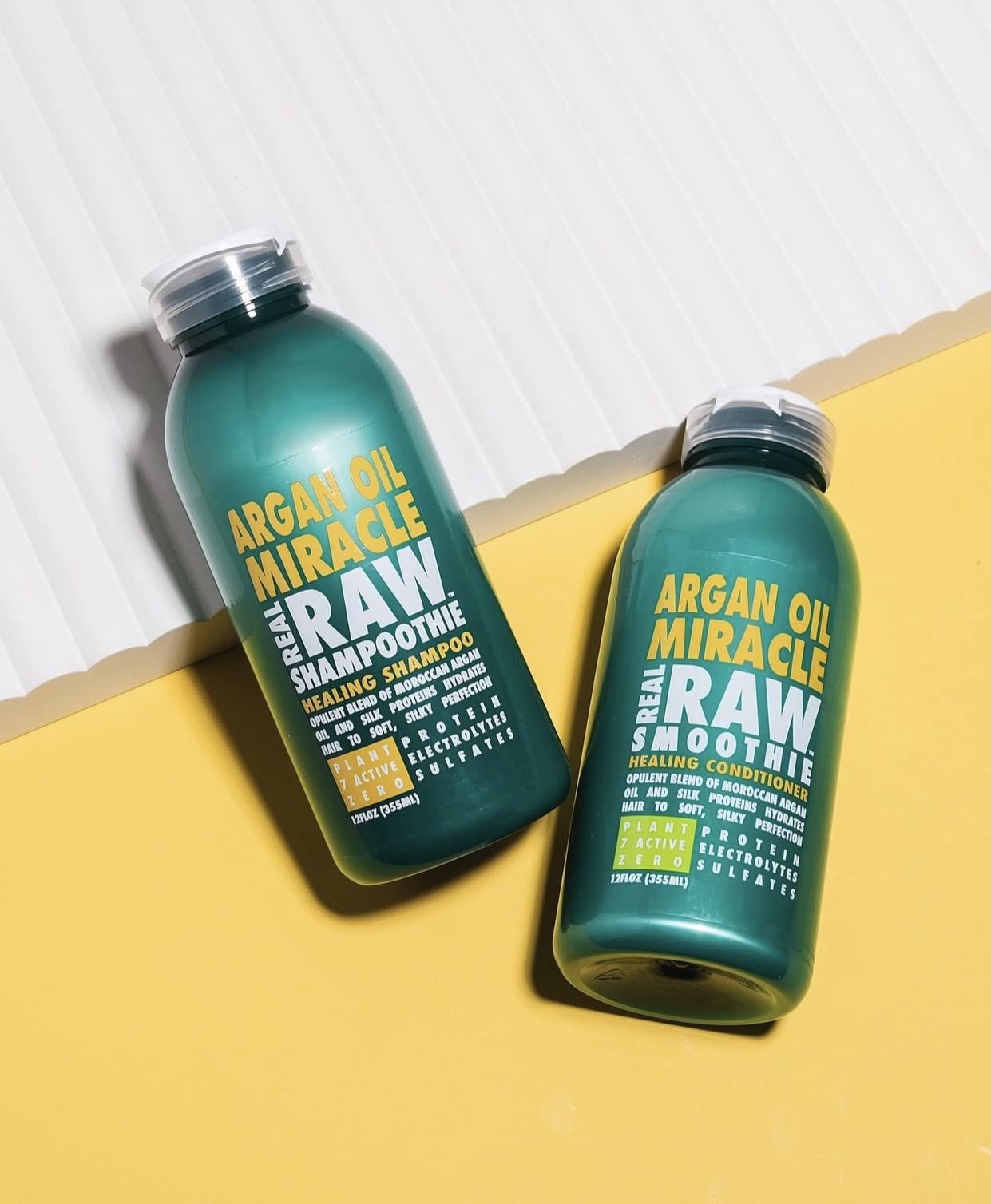 100% Pure Argan Oil Shampoo & Conditioner Set - Sulfate & Paraben Free Hair Repair Treatment with Natural Aloe Juice & Coconut Water for Shiny, Healthy Hair - Perfect for Dry, Damaged Hair Care & Daily Hydration
