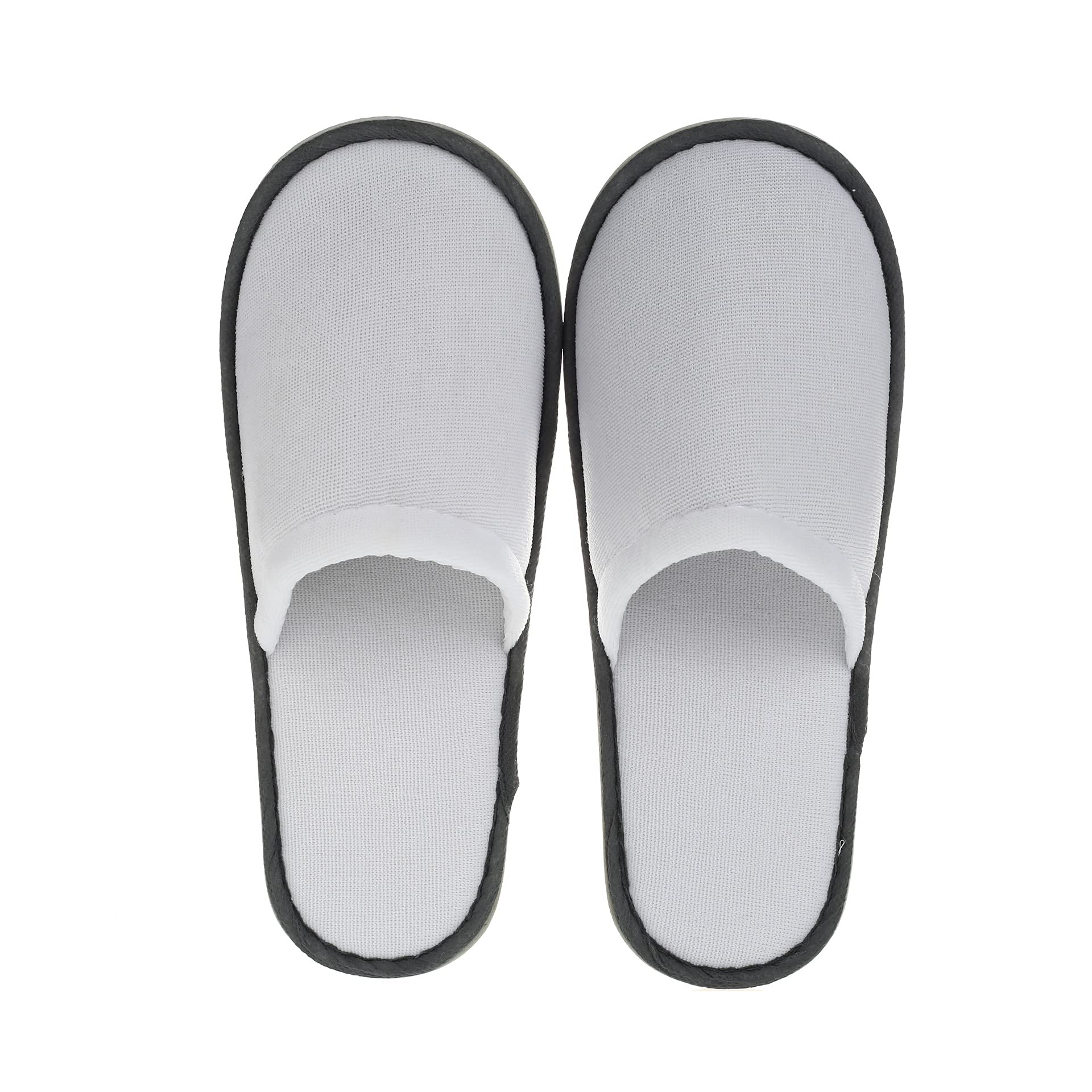 Kirozanny 10 Pairs Unisex Disposable Slippers - Foldable Travel Slippers for Hotel, Spa, Party & Family Use | Portable & Hygienic Footwear for Guests, Travel & Relaxation