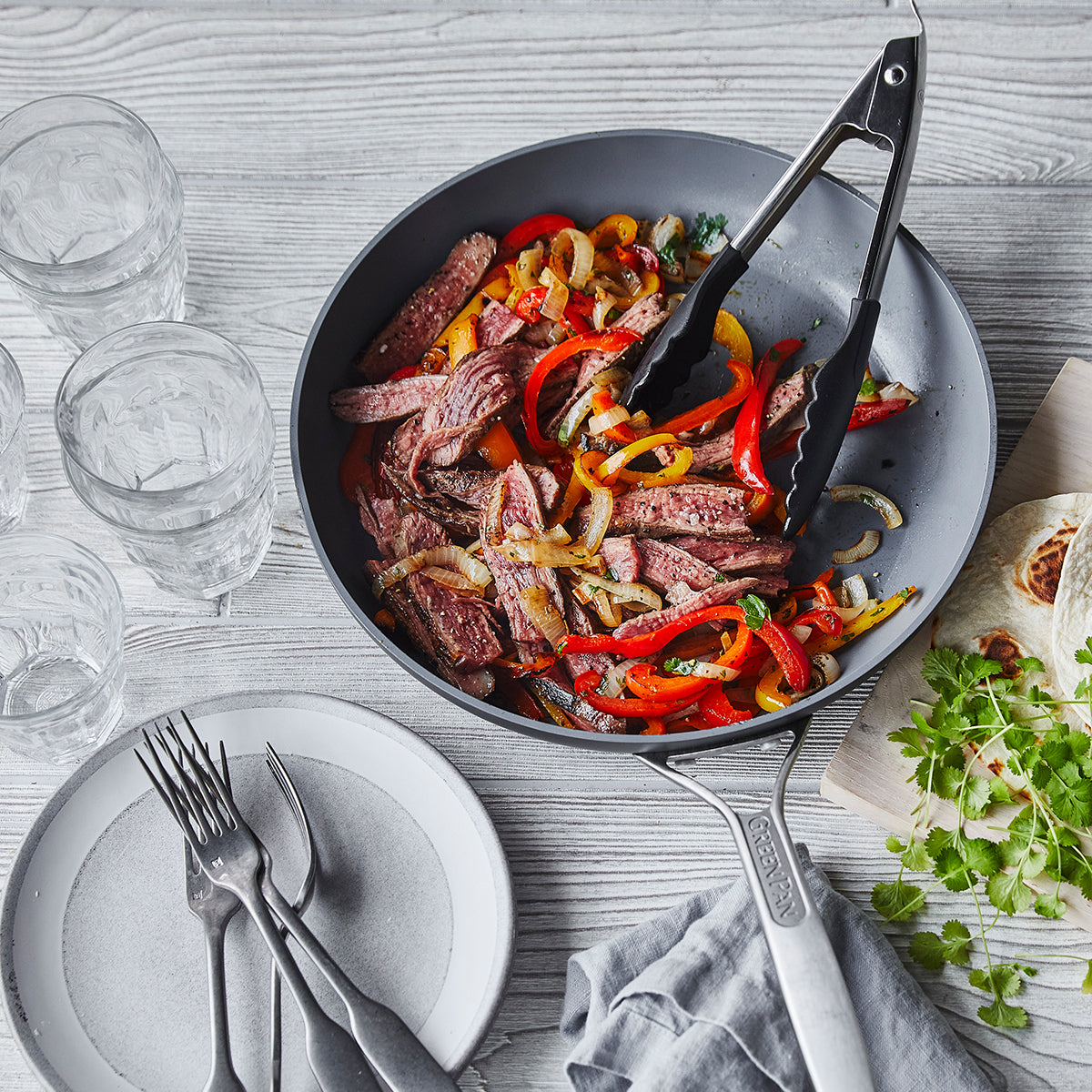 Paris Pro Ceramic Nonstick 12-Inch Frying Pan - PFOA Free, Healthy Cooking Skillet for Eggs, Pancakes & Stir Fry - Perfect for Gas, Electric & Induction Stovetops