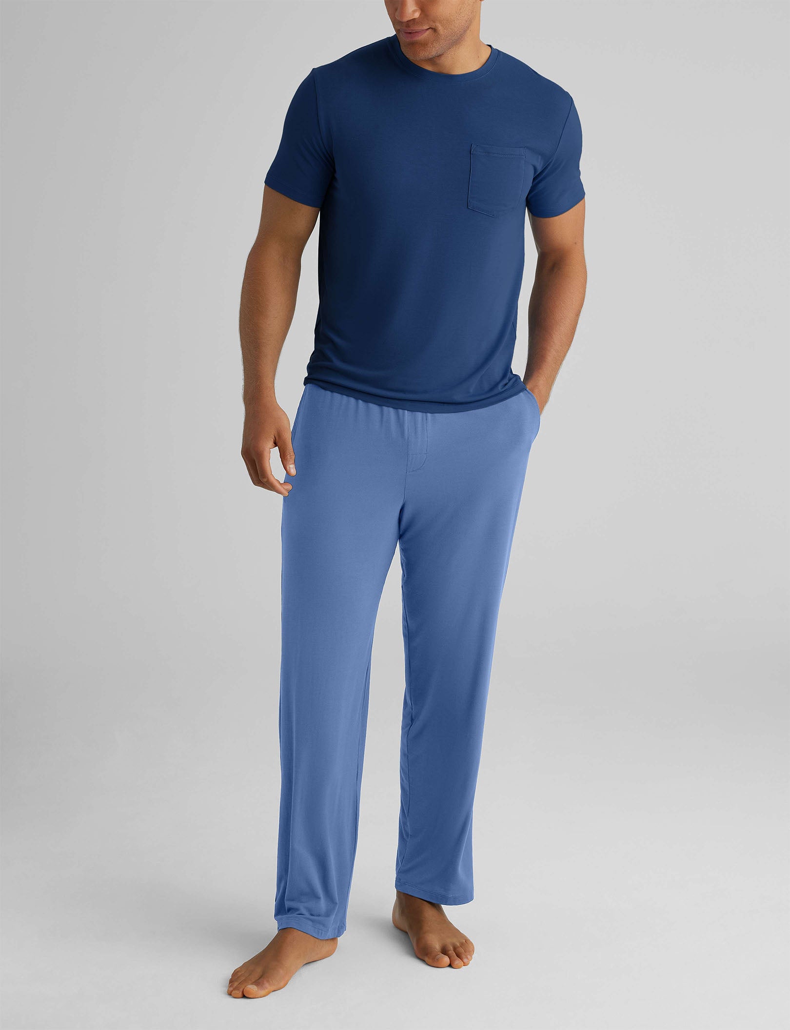 Second Skin Sleep Pocket Tee & Pant Set - Ultra Soft Pajama Set for Women - Perfect for Lounging, Sleeping & Travel