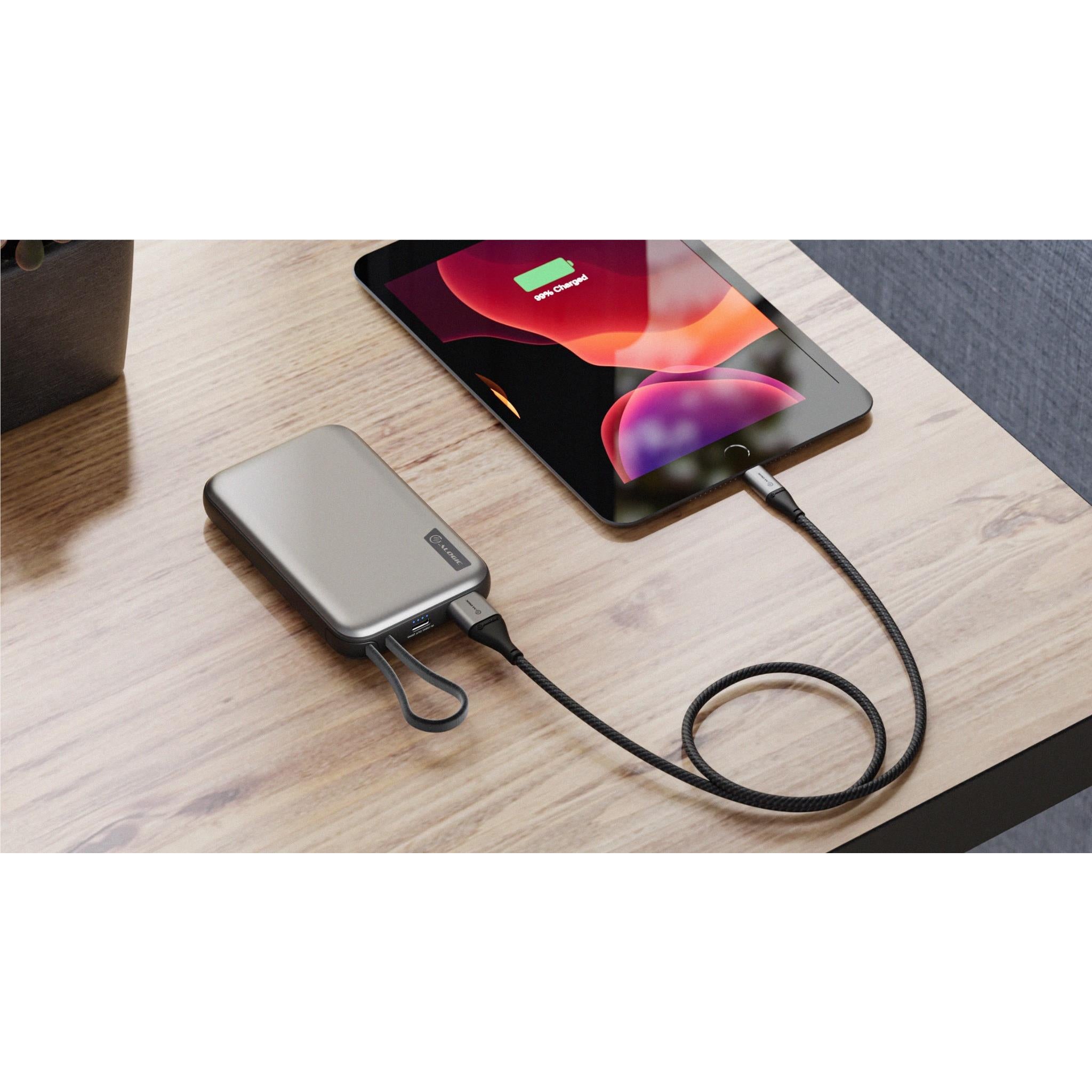 ALOGIC 10,000mAh Magnetic Power Bank with USB-C Fast Charging - Portable Charger for iPhone, Android, Smartphones & Tablets - Perfect for Travel, Camping & Emergency Power Backup