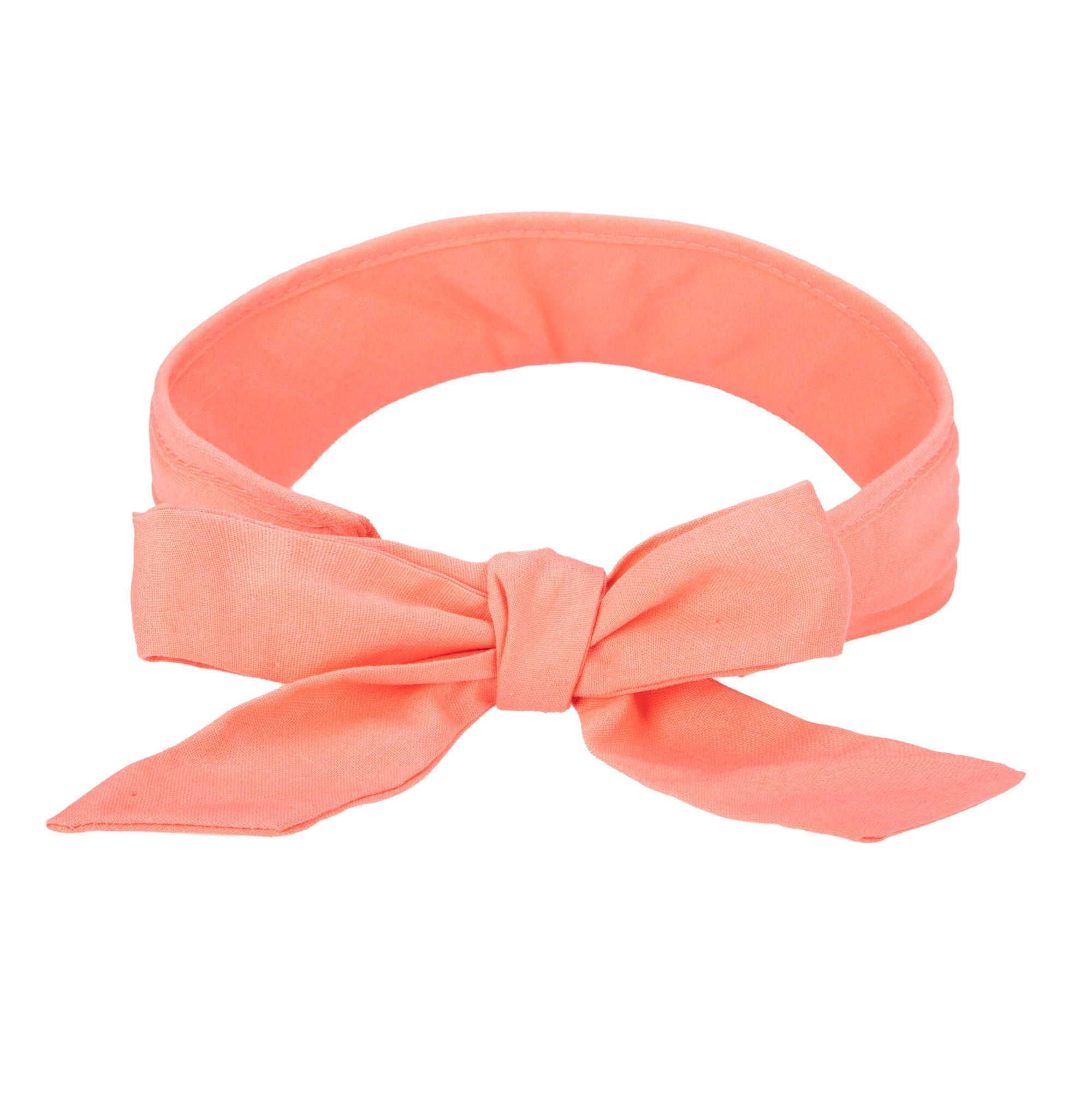 San Gorgonio Cut and Sew Visor with Ribbon Tie - Adjustable Sun Hat for Women - Perfect for Beach, Running, Hiking & Outdoor Activities