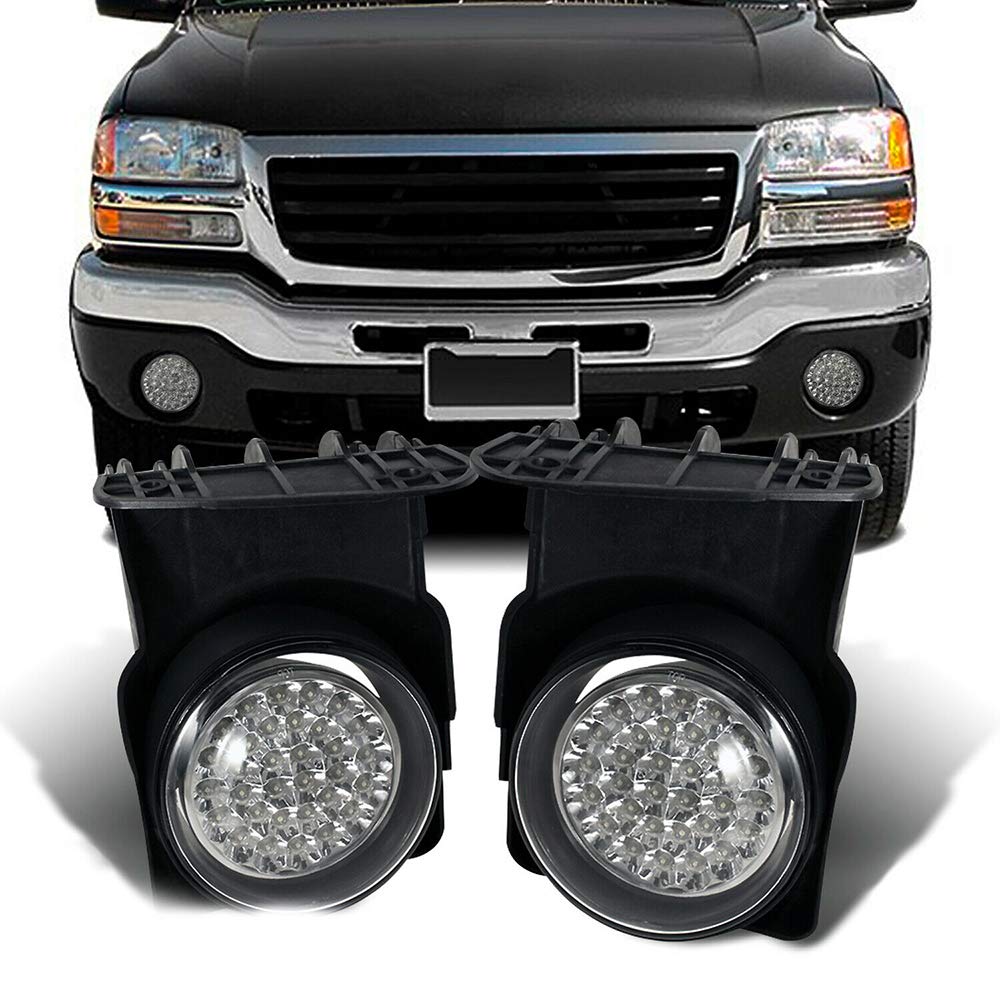 2003-2006 Hyper White LED Fog Lights Kit with Switch - Left & Right Pair - Upgrade Your Vehicle's Visibility for Night Driving & Foggy Conditions