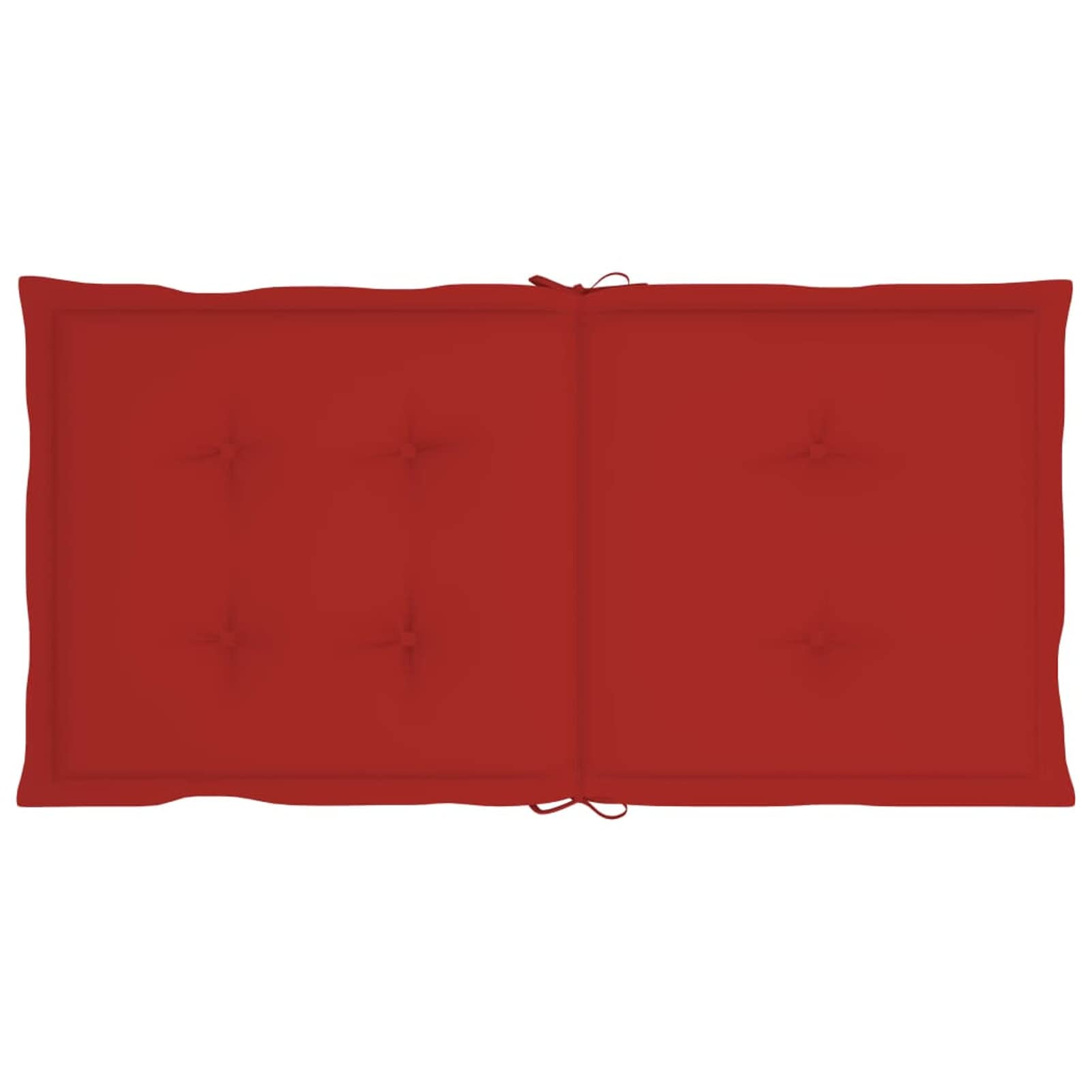 Tidyard 6-Piece Outdoor Garden Chair Cushions Set - Waterproof Red Patio Seat & Back Cushions 39.4