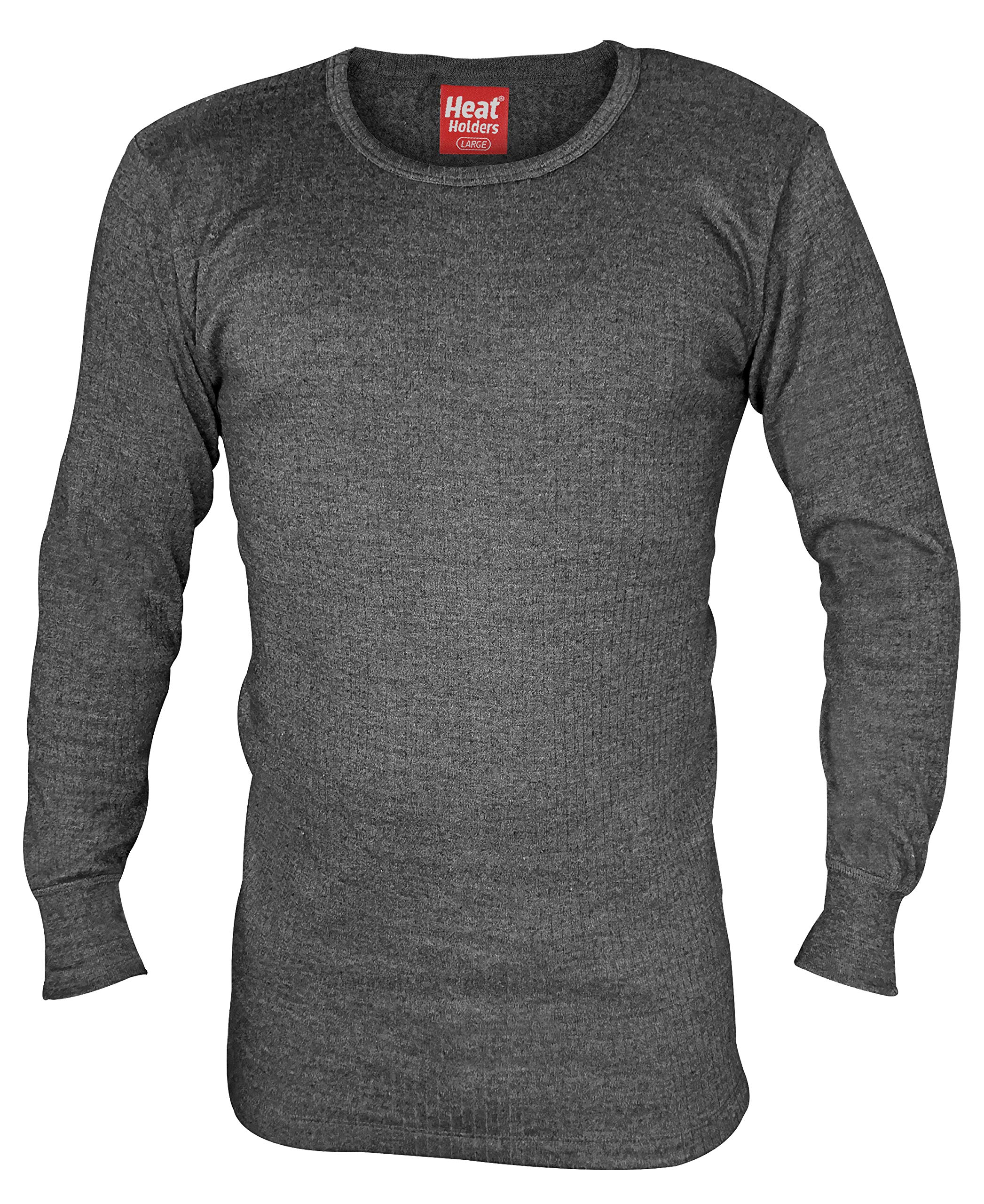 Heat Holders Men's Thermal T-Shirt Vest - Warm Winter Base Layer for Outdoor Activities & Layering