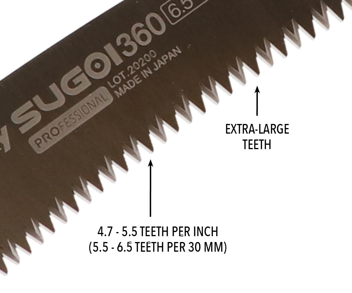 SUGOI 420mm XL Teeth Replacement Blade - High-Quality Silky Saw Blade for Woodworking & Pruning (Model 391-42) - Perfect for Professional Landscaping, Tree Trimming & DIY Projects