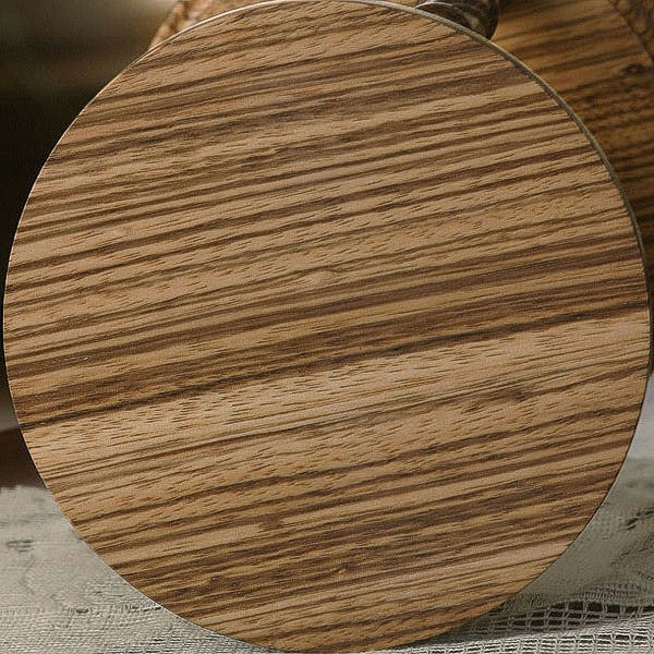 Premium Solid Zebrawood Hourglass - 30-Minute Sand Timer with Smooth Spindles - Perfect for Board Games, Yoga Meditation & Home Office Decor