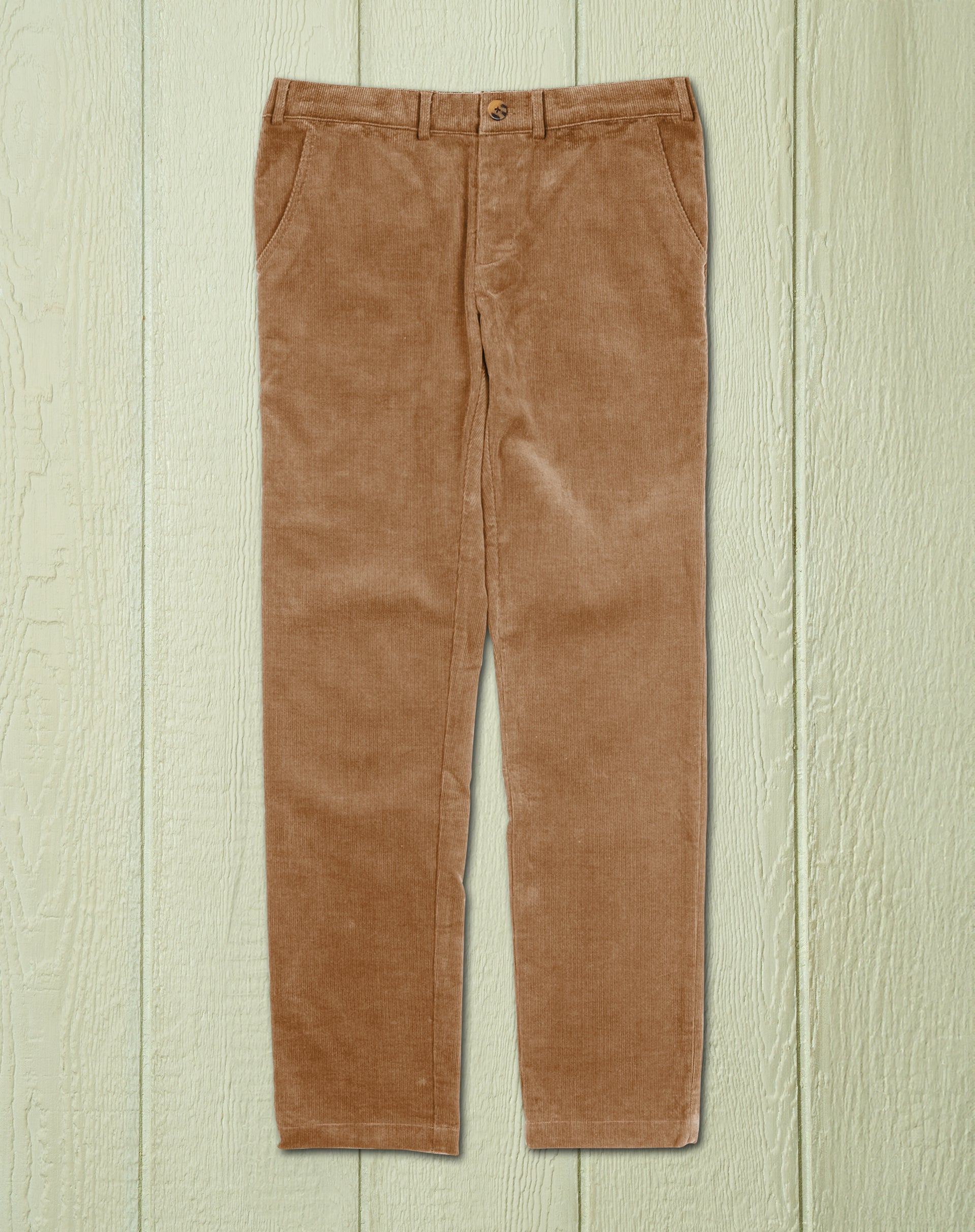 Camden Pant in Khaki Corduroy - Comfortable Men's Casual Pants for Work & Weekend Wear | Durable & Stylish Corduroy Trousers