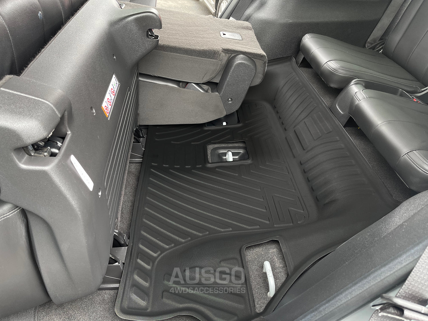 Premium All-Weather Floor Mats for ISUZU MU-X 2013-2021 - Heavy Duty Third Row Car Mats - Waterproof & Non-Slip Protection - Perfect for Off-Road, Camping & Family Adventures