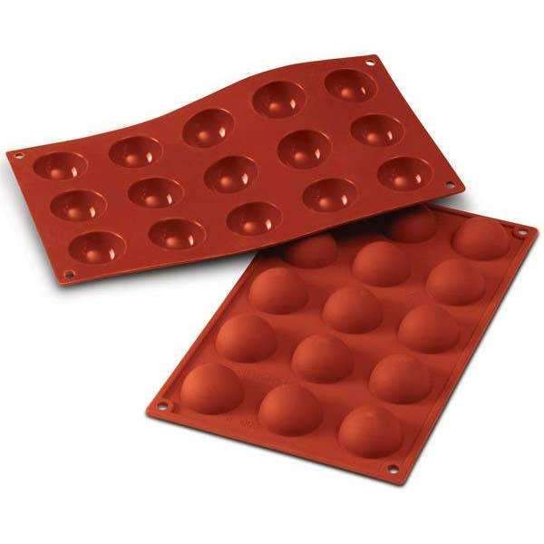 Silikomart™ Half Sphere Silicone Mold - 40mm Diameter for Baking, Chocolate, Candy & Dessert Making - Perfect for Home & Professional Use