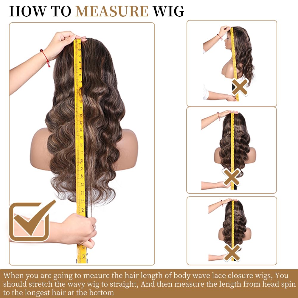 28 Inch Pre Plucked 1B/27 Ombre Lace Front Wig - 200% Density Human Hair with Baby Hair & HD Lace - 13x4 Body Wave Lace Front Wigs for Women | Perfect for Daily Wear, Parties, Cosplay & Special Occasions