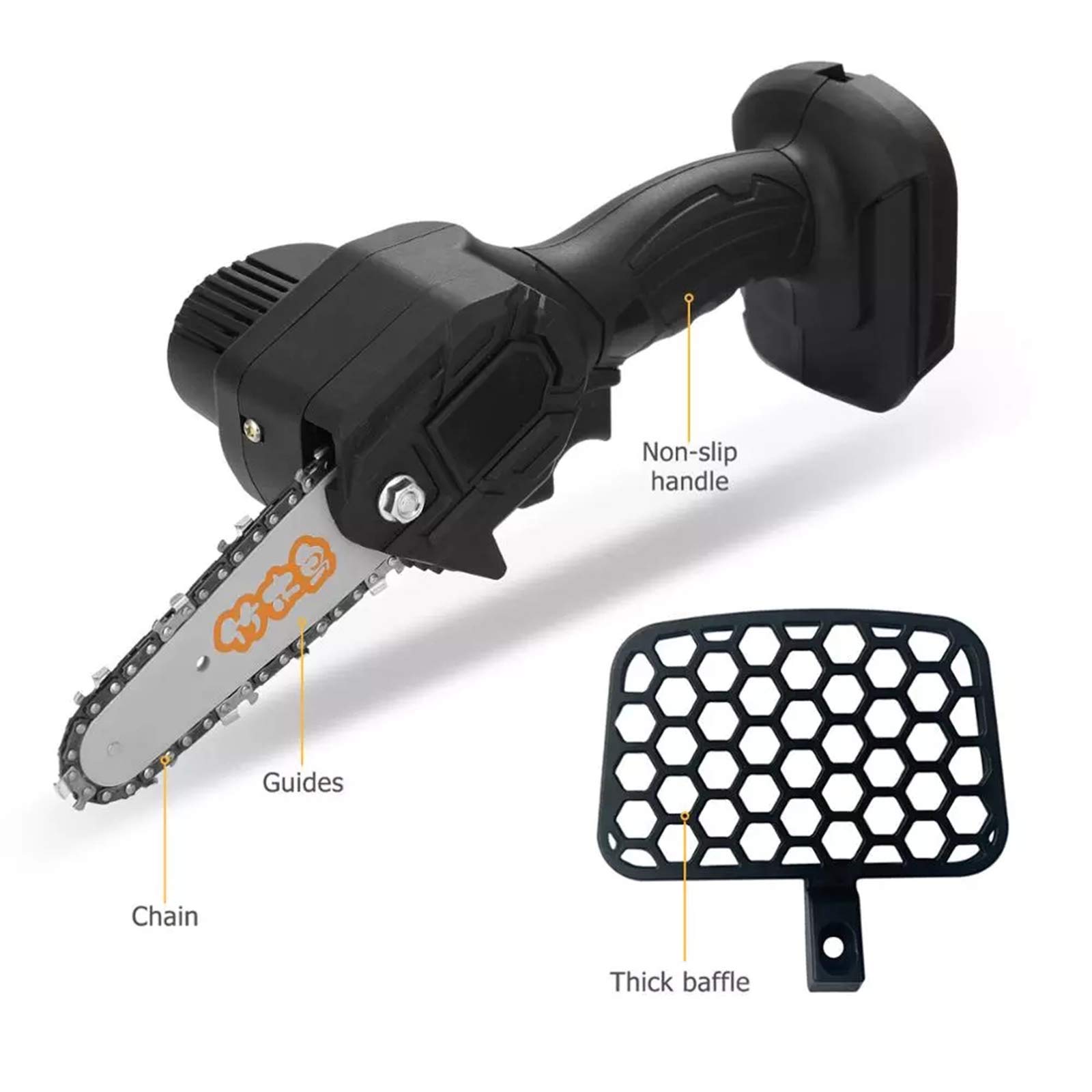 **20V Cordless Chainsaw with Lithium Battery - Portable Electric Pruning Saw for Woodworking, Garden Logging & Tree Cutting - Lightweight & Rechargeable Mini Chainsaw (Includes Battery X1) - Perfect for DIY Projects, Yard Maintenance & Camping**