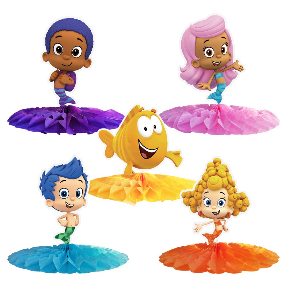 Bubble Guppies Birthday Party Decorations - Honeycomb Centerpieces & Party Supplies for Kids | Perfect for Themed Birthday Parties, Classroom Celebrations & Baby Showers