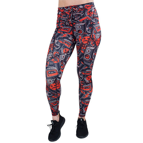 Graffiti Legacy Leggings - High Waist Yoga Pants for Women, Trendy Printed Workout Leggings - Perfect for Gym, Running, Yoga & Casual Wear
