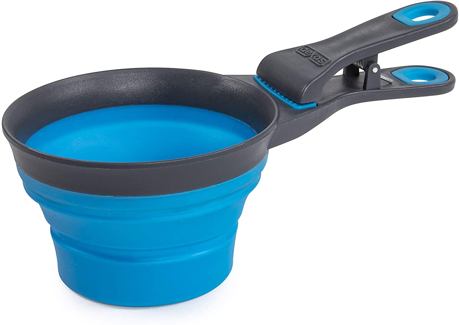 Collapsible Pet Food Scoop - Foldable Measuring Cup for Dog & Cat Food - Space Saving Kitchen & Travel Accessory - Perfect for Camping, Hiking & Home Storage