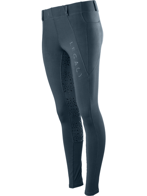 Legacy Kids' Riding Tights - Breathable Equestrian Pants for Boys & Girls - Perfect for Horseback Riding Lessons, Competitions & Outdoor Activities