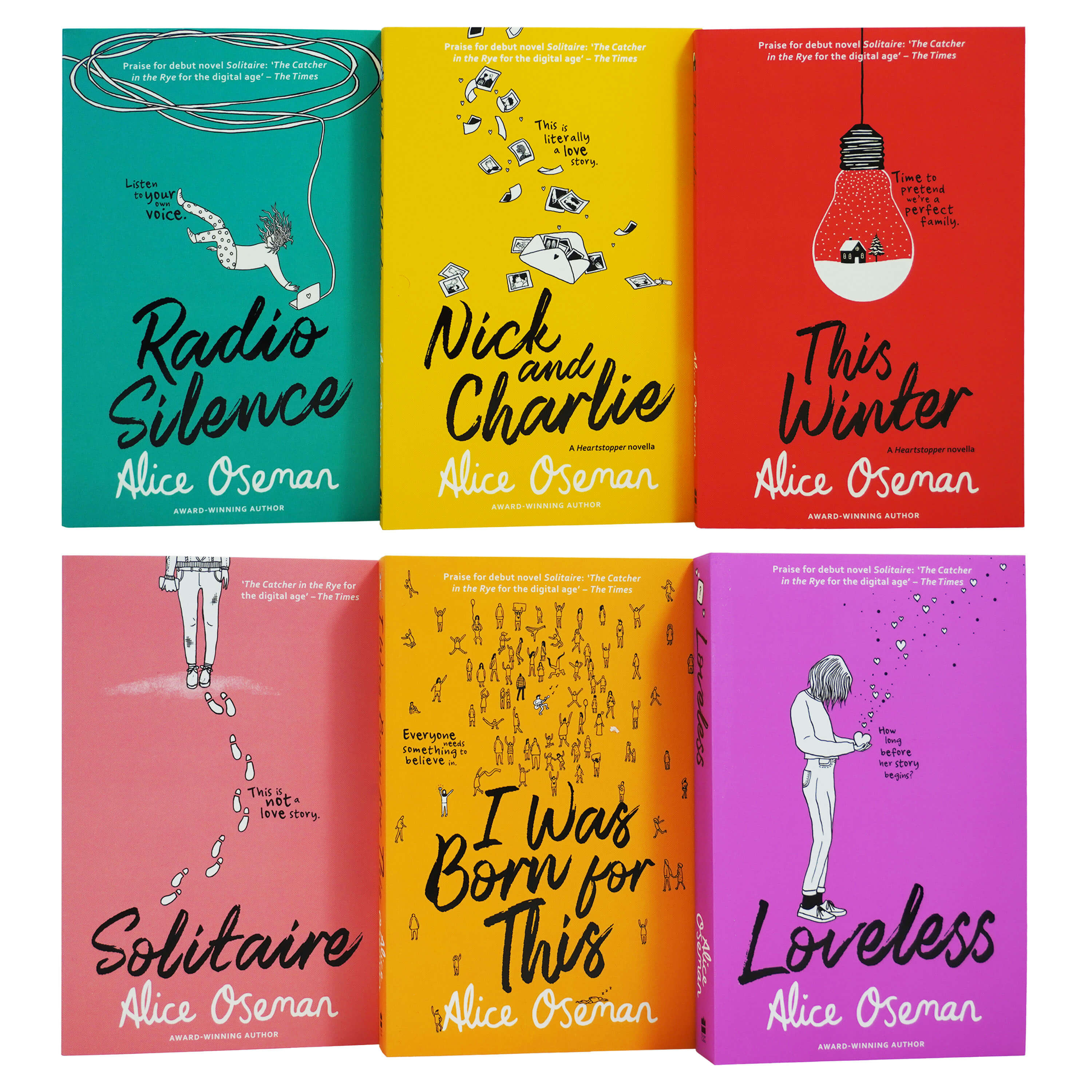 Heartstopper Series by Alice Oseman - 10 Book Set for Teens Age 13+ | Paperback Edition | Perfect for YA Readers, LGBTQ+ Fiction Fans & Book Club Discussions