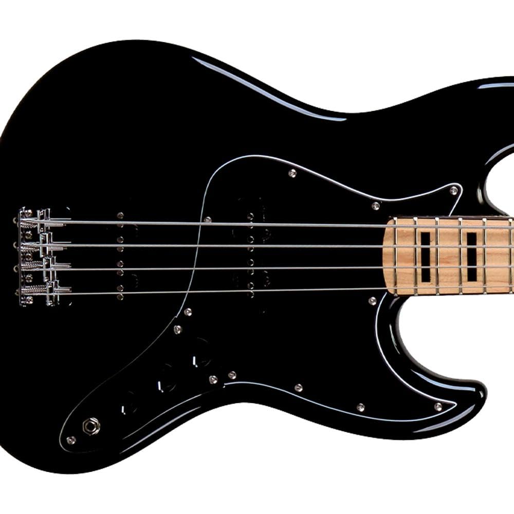 TJB-4 Black Electric Bass Guitar - 4-String Solid Body for Beginners & Professionals | Perfect for Rock, Jazz & Live Performances