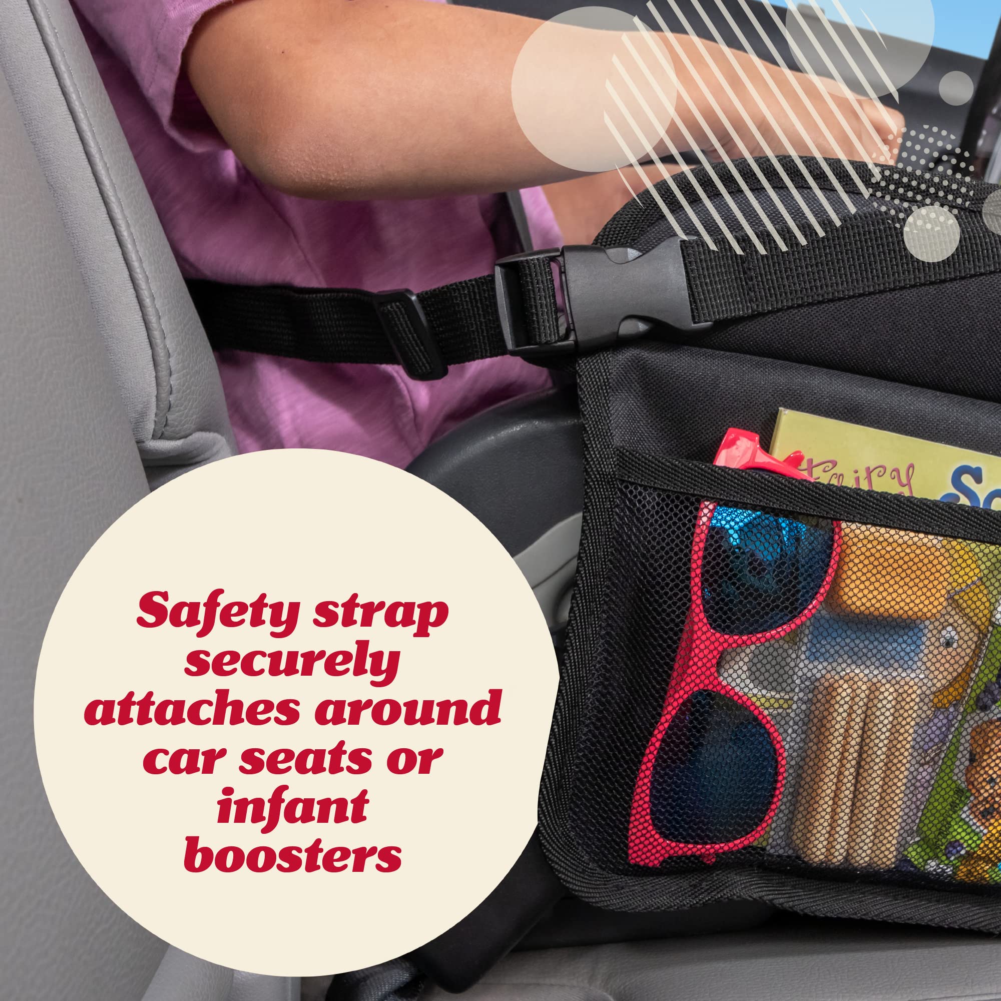 Lusso Gear Kids Travel Tray for Car - Portable Lap Desk for Toddlers & Children - Airplane & Road Trip Essentials with Activity Storage (Black) - Perfect for Long Car Rides, Plane Travel & Backseat Learning Activities