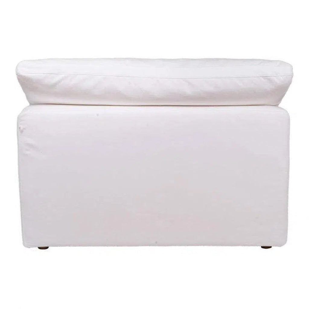 5-Piece Stain-Resistant White Dream Modular Sectional Sofa Set - Perfect for Living Room, Family Room & Home Theater Seating