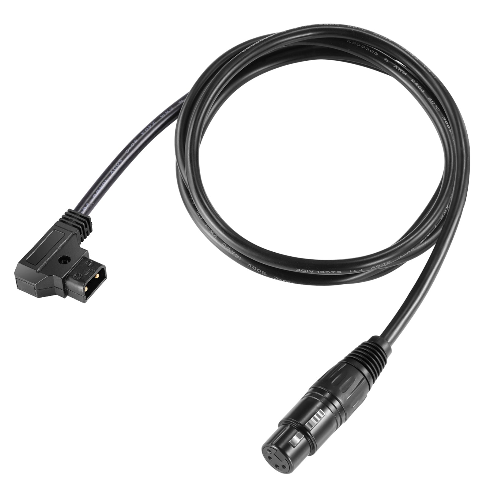 NEEWER NC011 D-Tap to 4-Pin XLR Power Cable for PL60C LED Video Light - Perfect for Studio Lighting, Photography, and Film Production