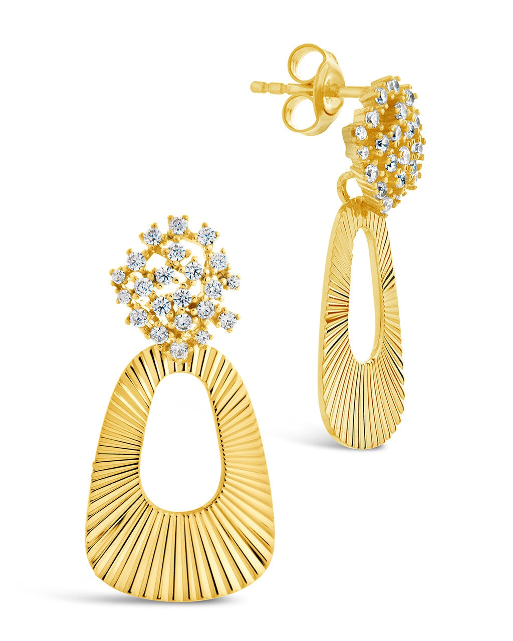 Ariana CZ Statement Drop Earrings for Women - Sparkling Cubic Zirconia Dangle Earrings - Elegant Party & Wedding Jewelry Gift