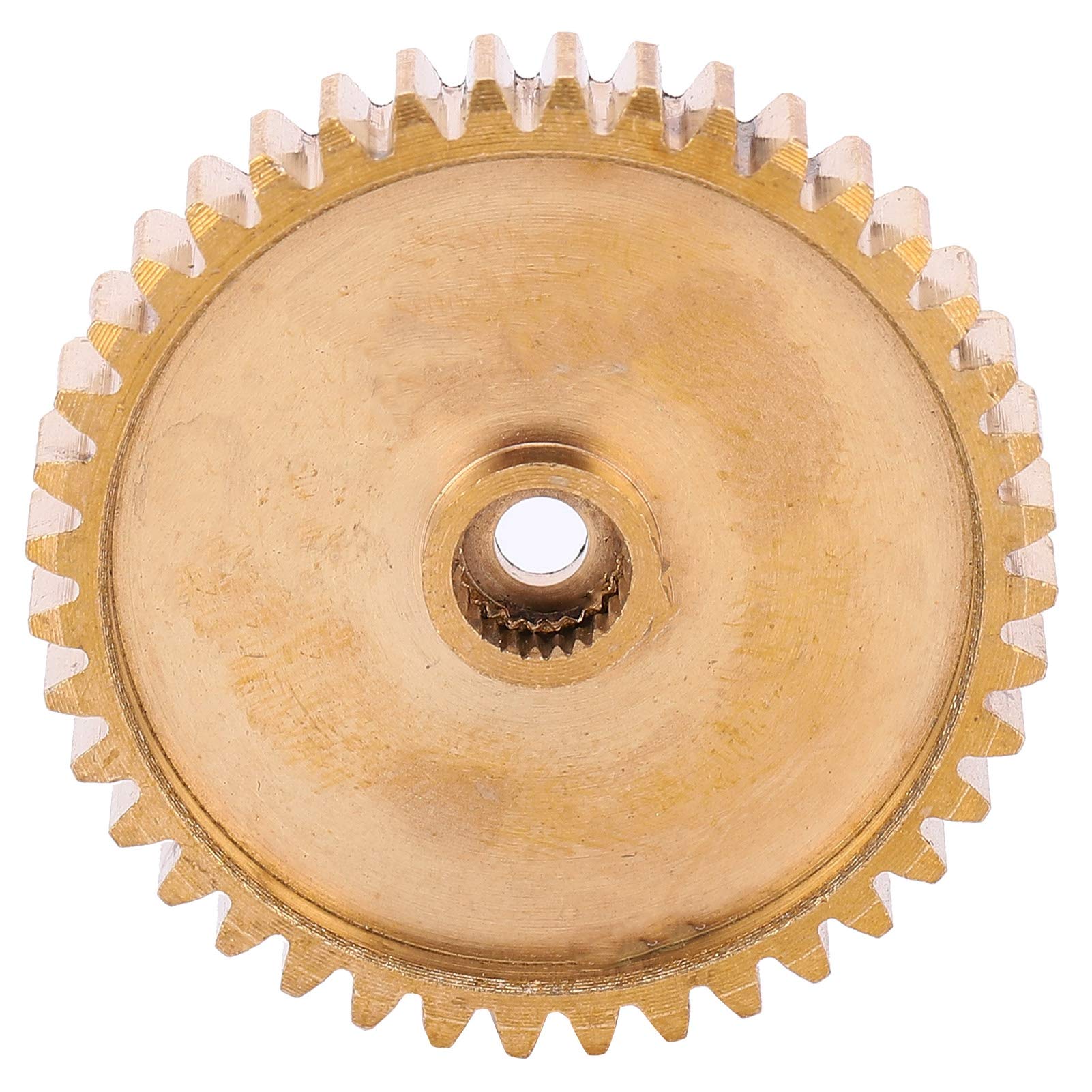40 Tooth Brass Spur Gear - High Precision RC Gears for Industrial Robots & DIY Vehicle Projects | Durable Metal Gear Replacement Parts for Robotics & RC Models