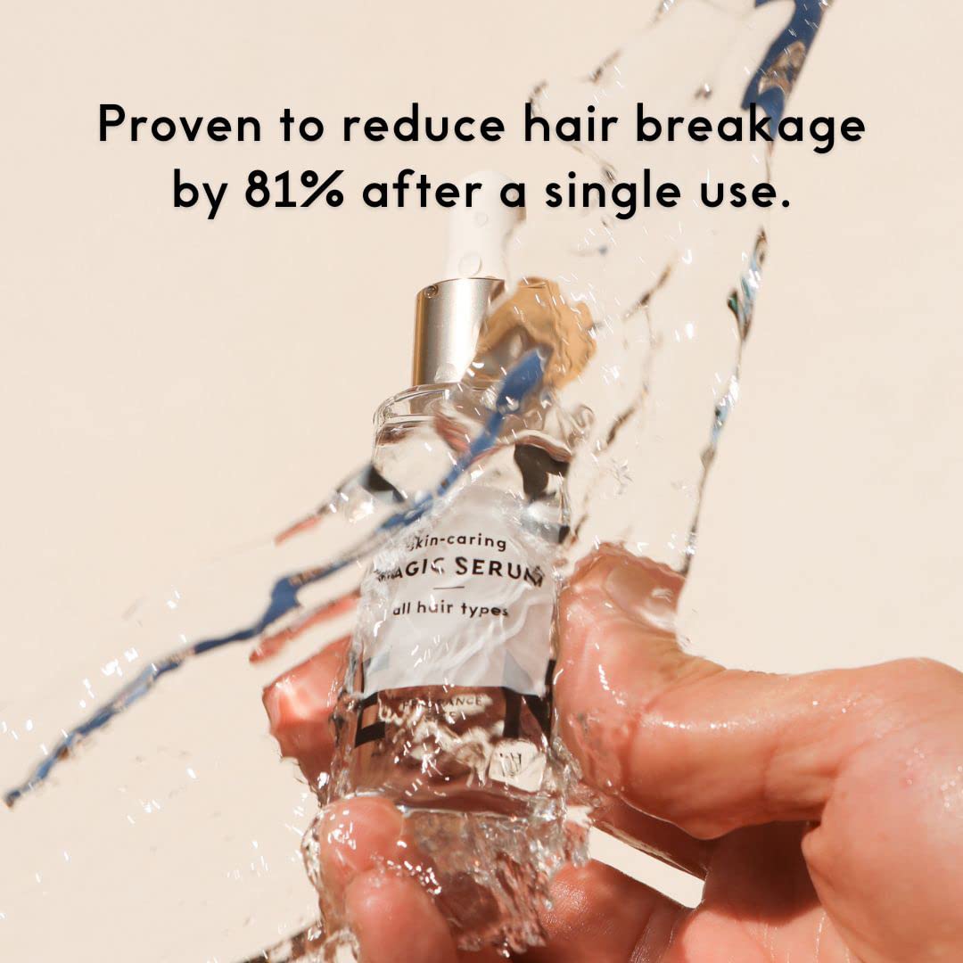 SEEN Magic Serum, Shampoo & Conditioner Set - Fragrance Free, Sulfate-Free & Non-Comedogenic Hair Care Bundle - Dermatologist Developed for Sensitive & Eczema Prone Skin - Perfect for Daily Use & Color-Treated Hair